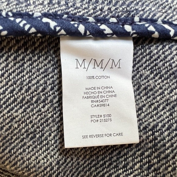 CAbi Blue Adventure Anorak Jacket Size Medium STYLE 5100 - Picture 7 of 8